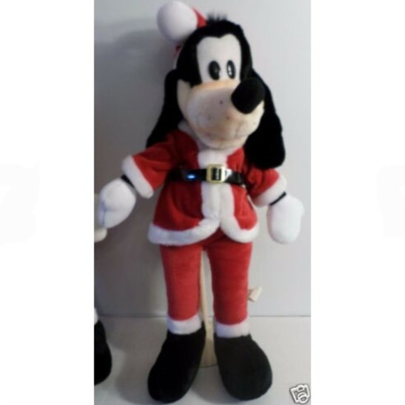 Disney GOOFY plush stuffed in Santa Costume 18-in - Picture 7 of 12